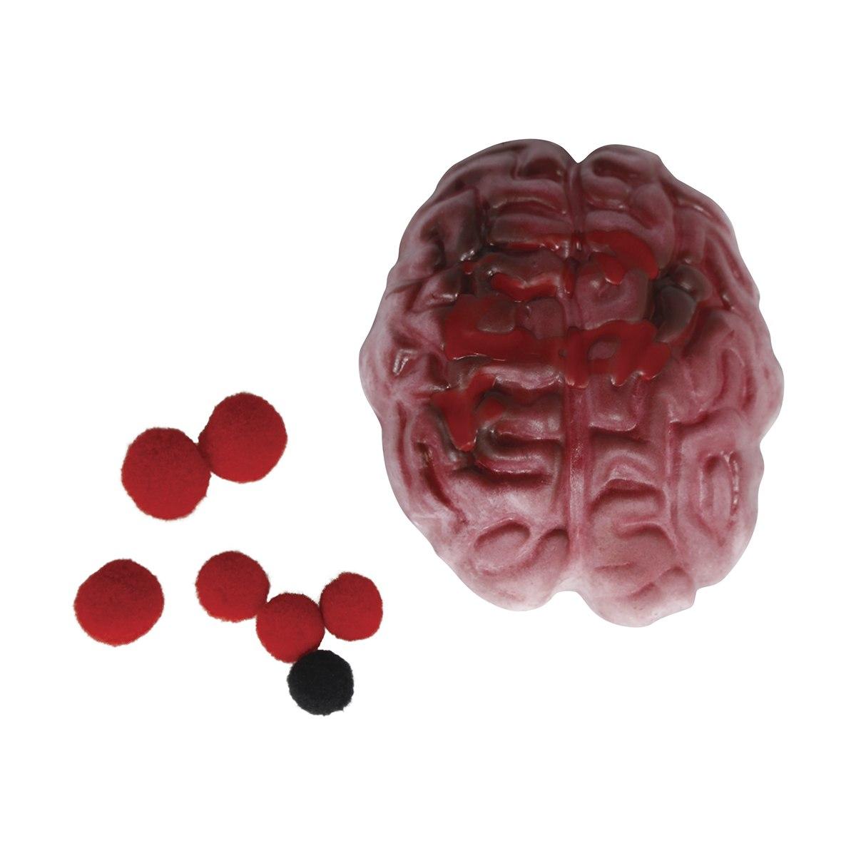 Cervello insanguinato antistress schiacciabile