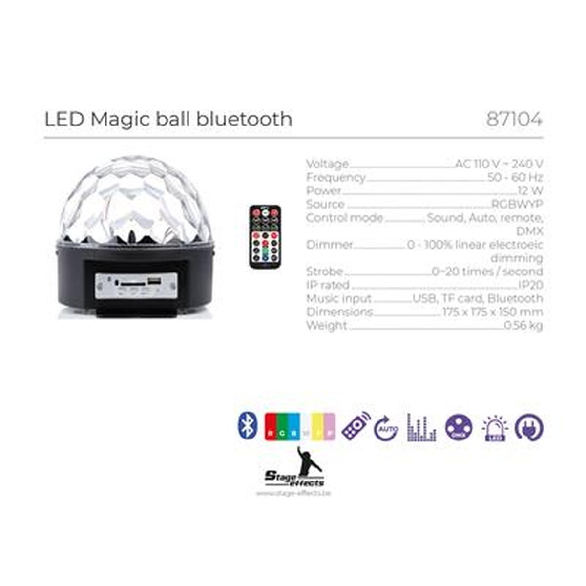 Luci proiettore laser sfera led controller USB con Telecomando