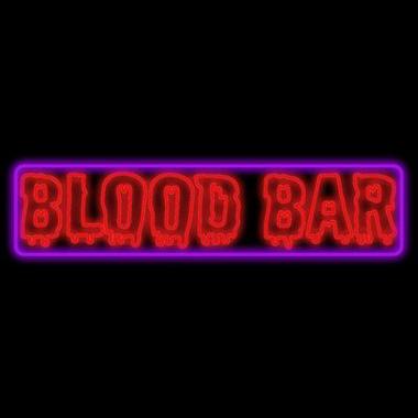 Insegna neon Blood Bar