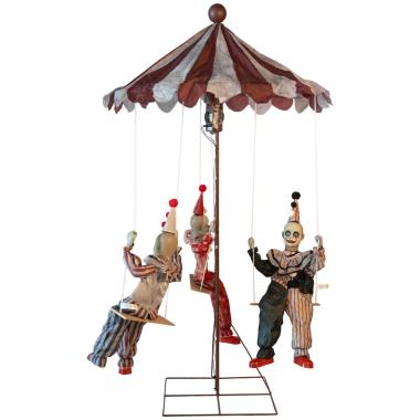 Giostra animatronica con 3 clown 220 cm
