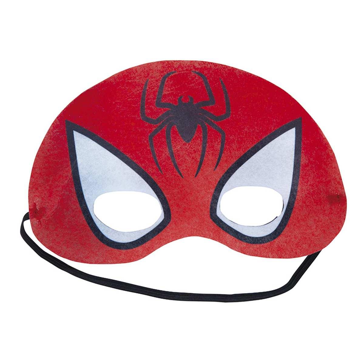 Mantello super hero ragno con mascherina Set