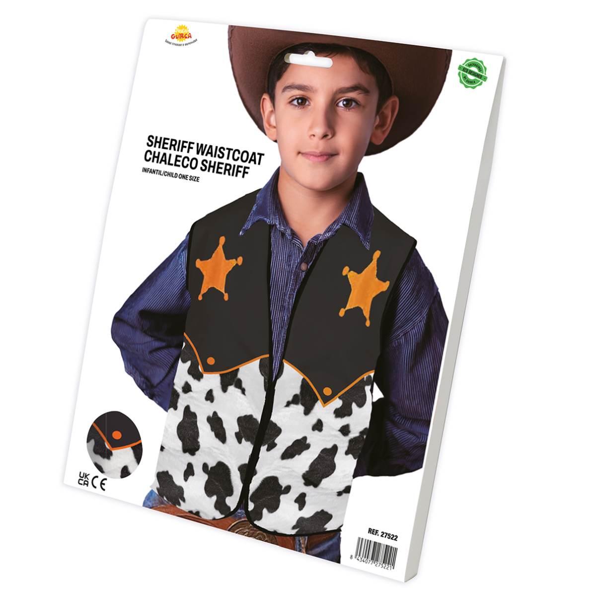 Costume gilet sceriffo Bambino