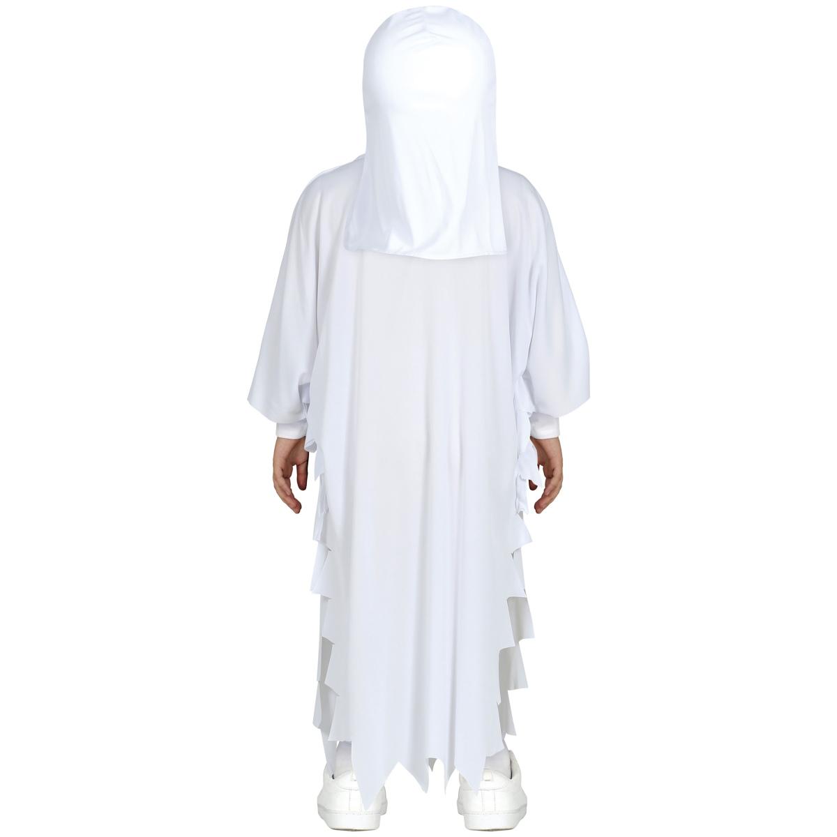 Costume fantasma bianco tunica cappuccio |Bambino