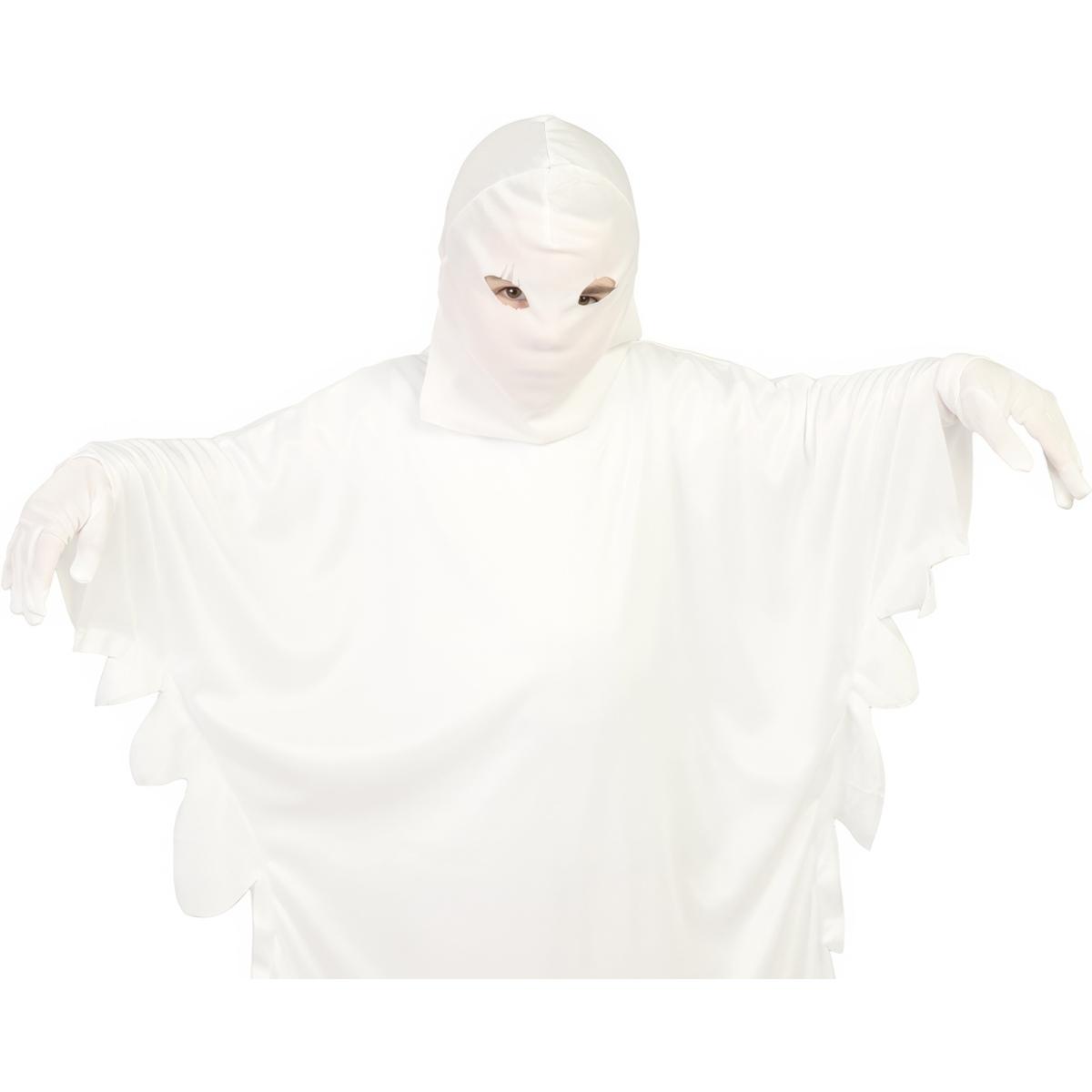 Costume fantasma bianco tunica cappuccio |Bambino