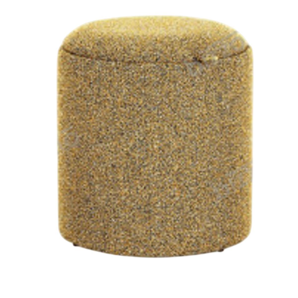 Pouf contenitore sasha senape 34 x 38 contenitore