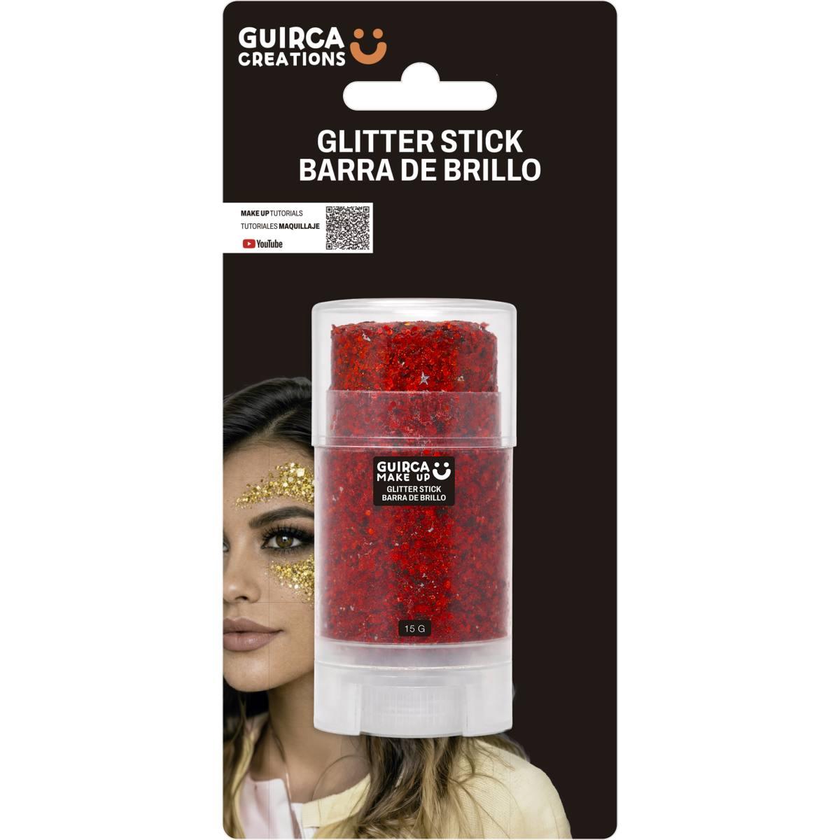 Trucco stick glitter rosso