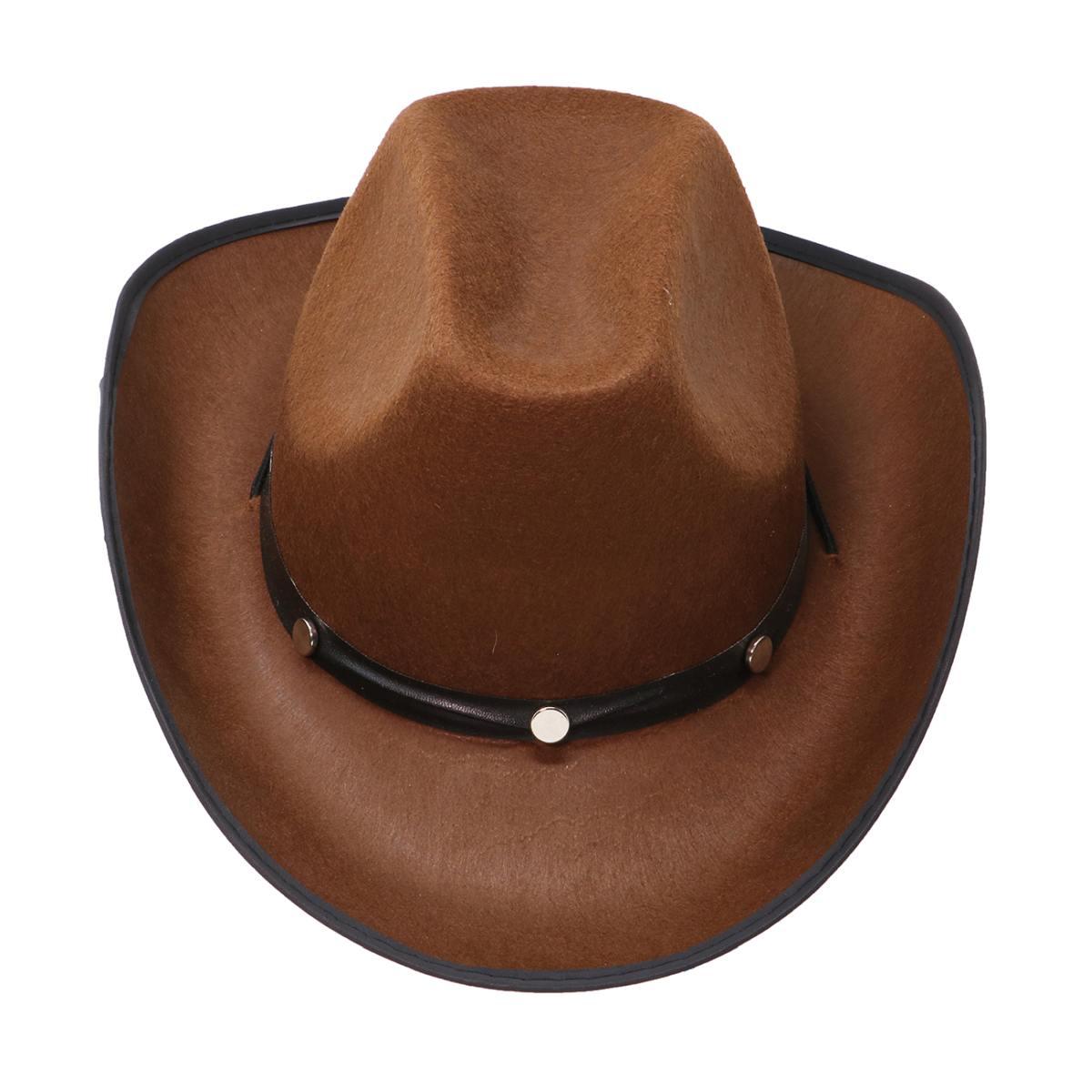 Cappello cowboy marrone