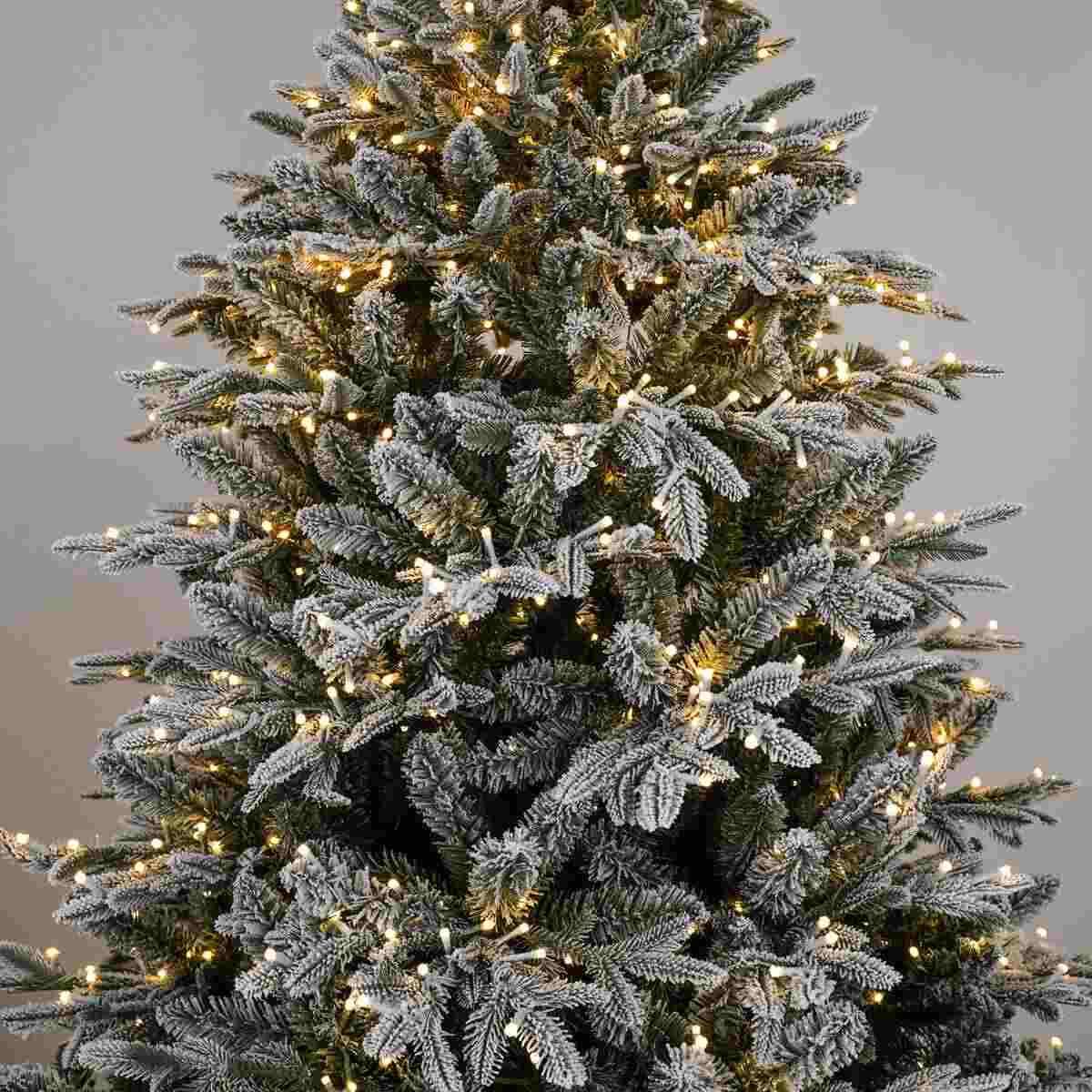 Albero 180 cm Natale verde karitè con luci LED
