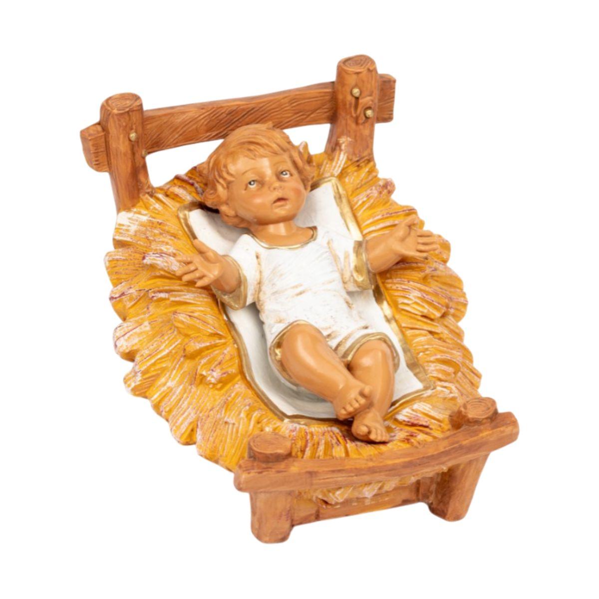 Statua 30 cm culla senza bambinello 14 x 11 x 8 cm