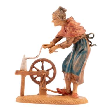 Statua 10 cm donna con arcolaio