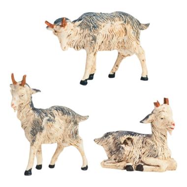 Animali presepe caprette 9,5 cm set 3 pz