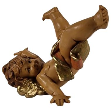 Statua Fontanini 6 cm angelo rotolante modello d