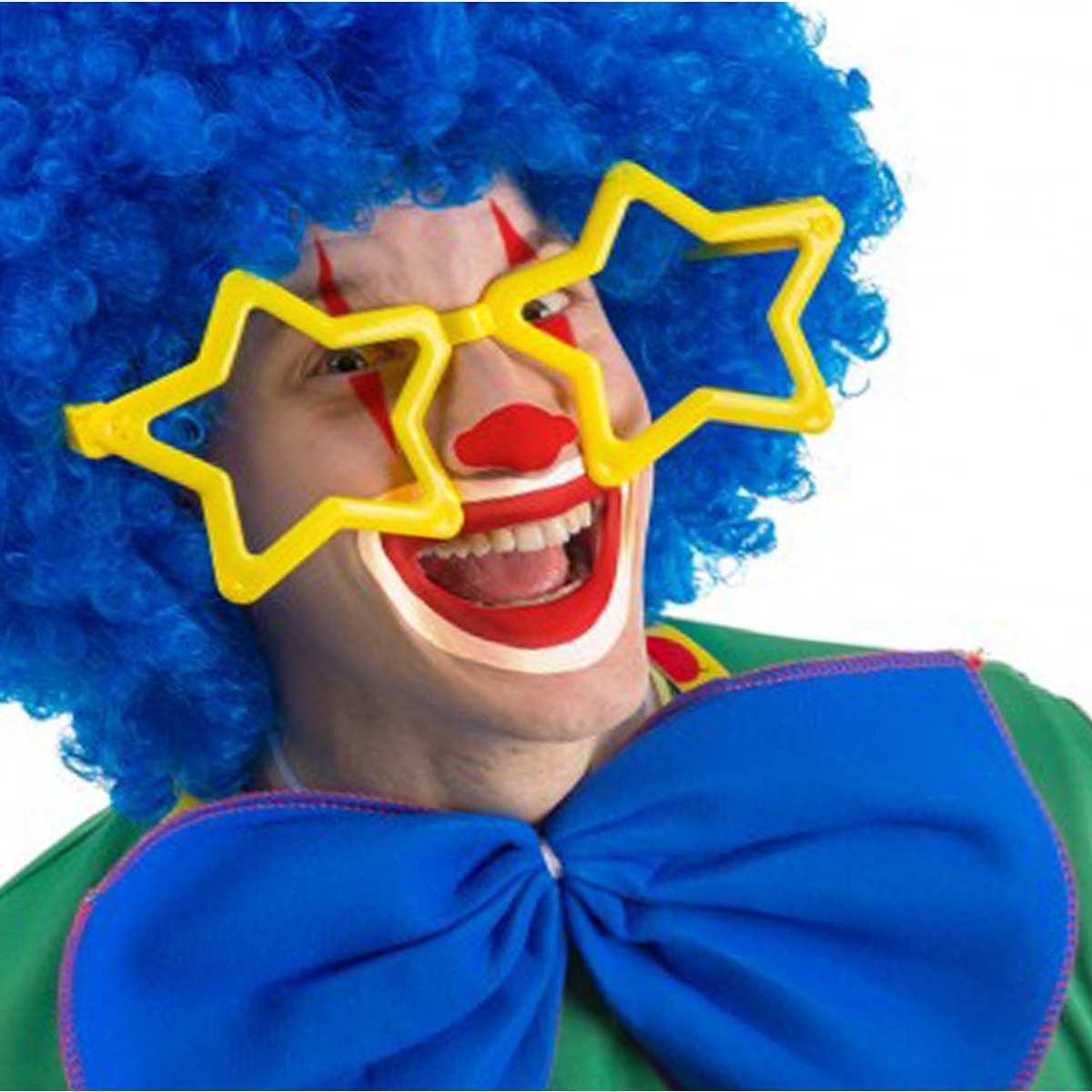 Occhiali Stella Maxi Gialli Senza Lenti |Carnival Toys