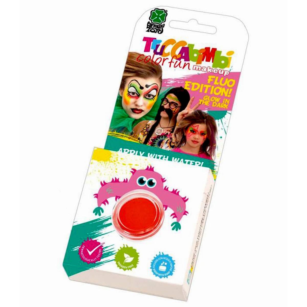 Trucco Crema Vasetto Arancione Fluo |Carnival Toys