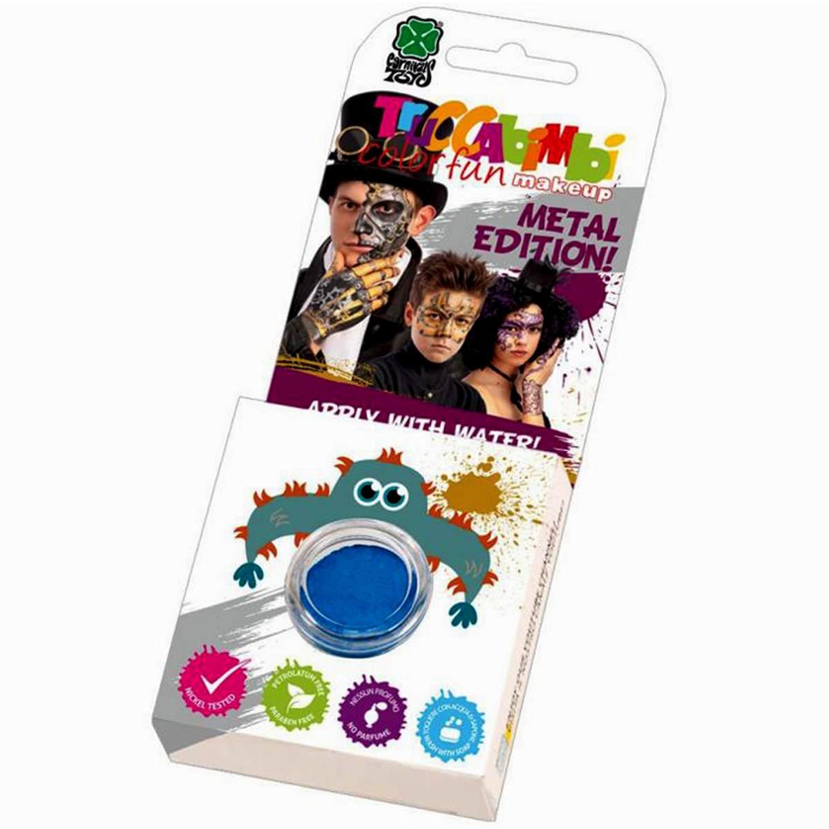 Trucco Vasetto Azzurro Metallizaato |Carnival Toys