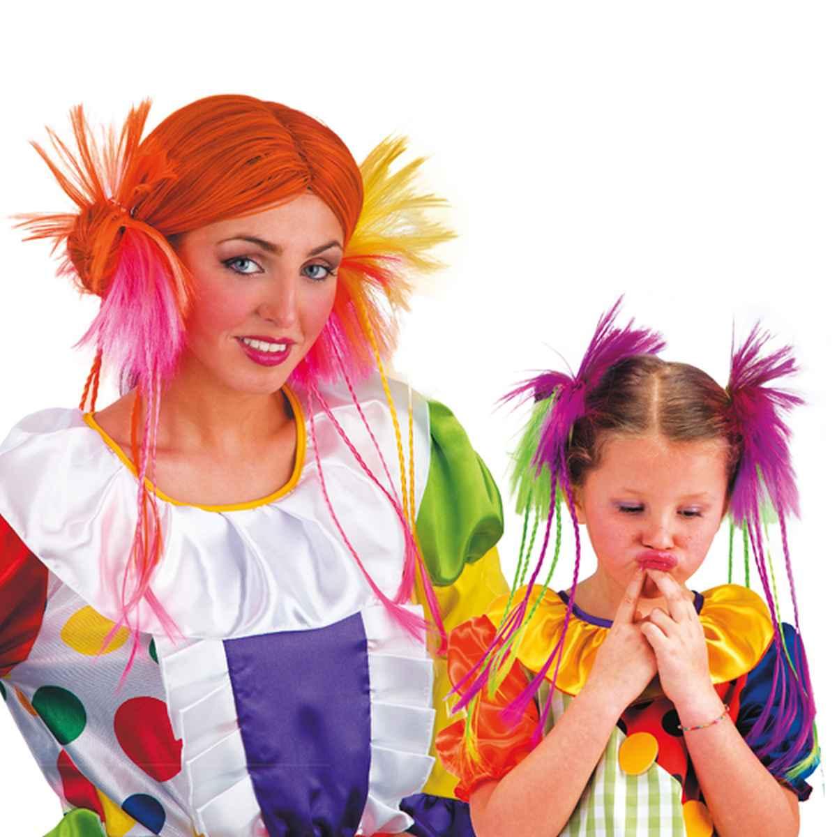 Elastico Capelli con Treccine Disponible 3 Colori |Carnival Toys