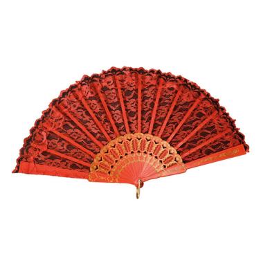 Ventaglio Da Borsetta Socobeta - Ventaglio Pieghevole In Tessuto Di Seta, Per Feste, Cosplay, Anniversari, Costumi, Concerti, Teatri, Collezioni Ventaglio Legno E Tessuto