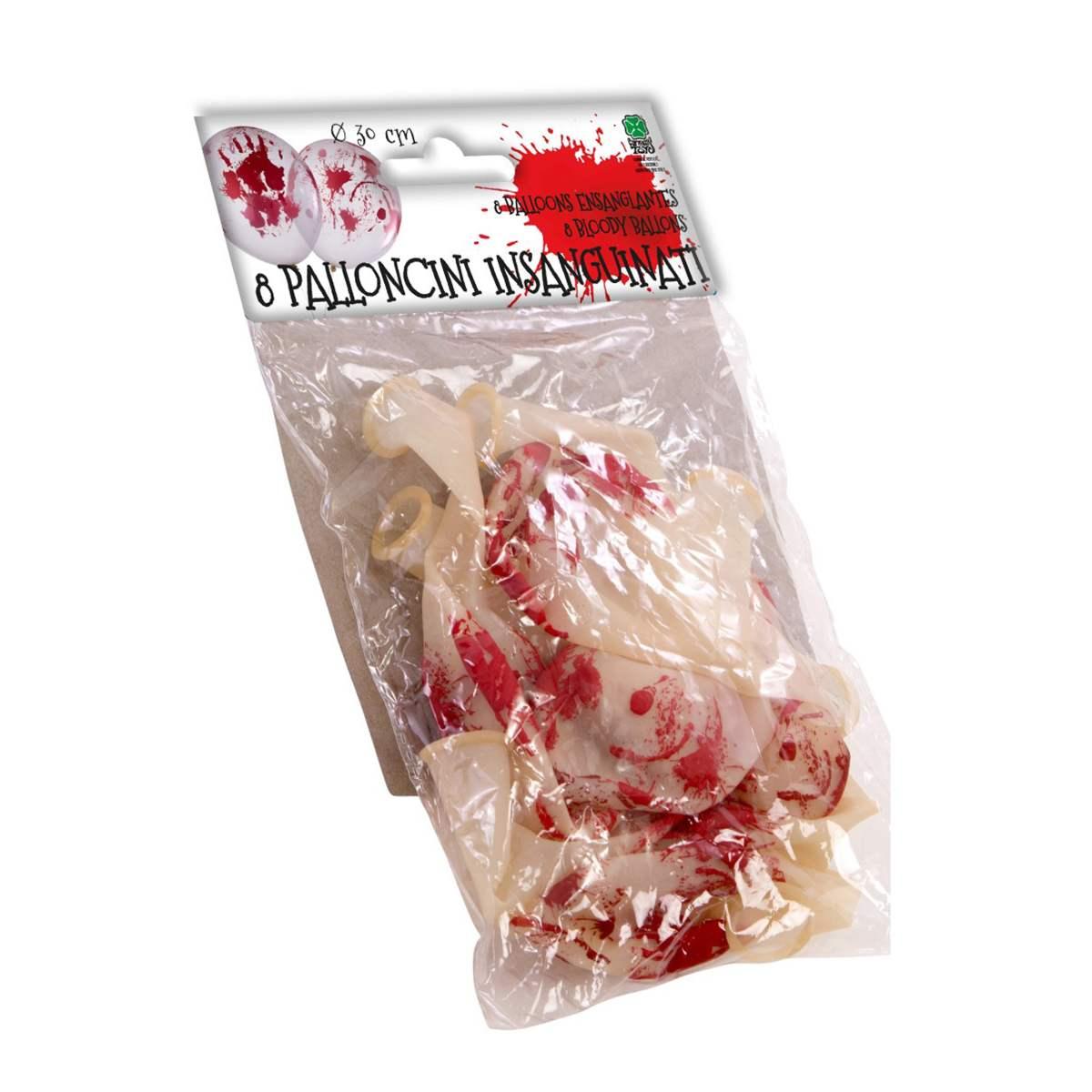 Palloncini cm.ÃƒÂ˜30 Halloween Insanguinati Set pz.8 |Carnival Toys