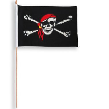 Bandiera decorativa con teschio pirati