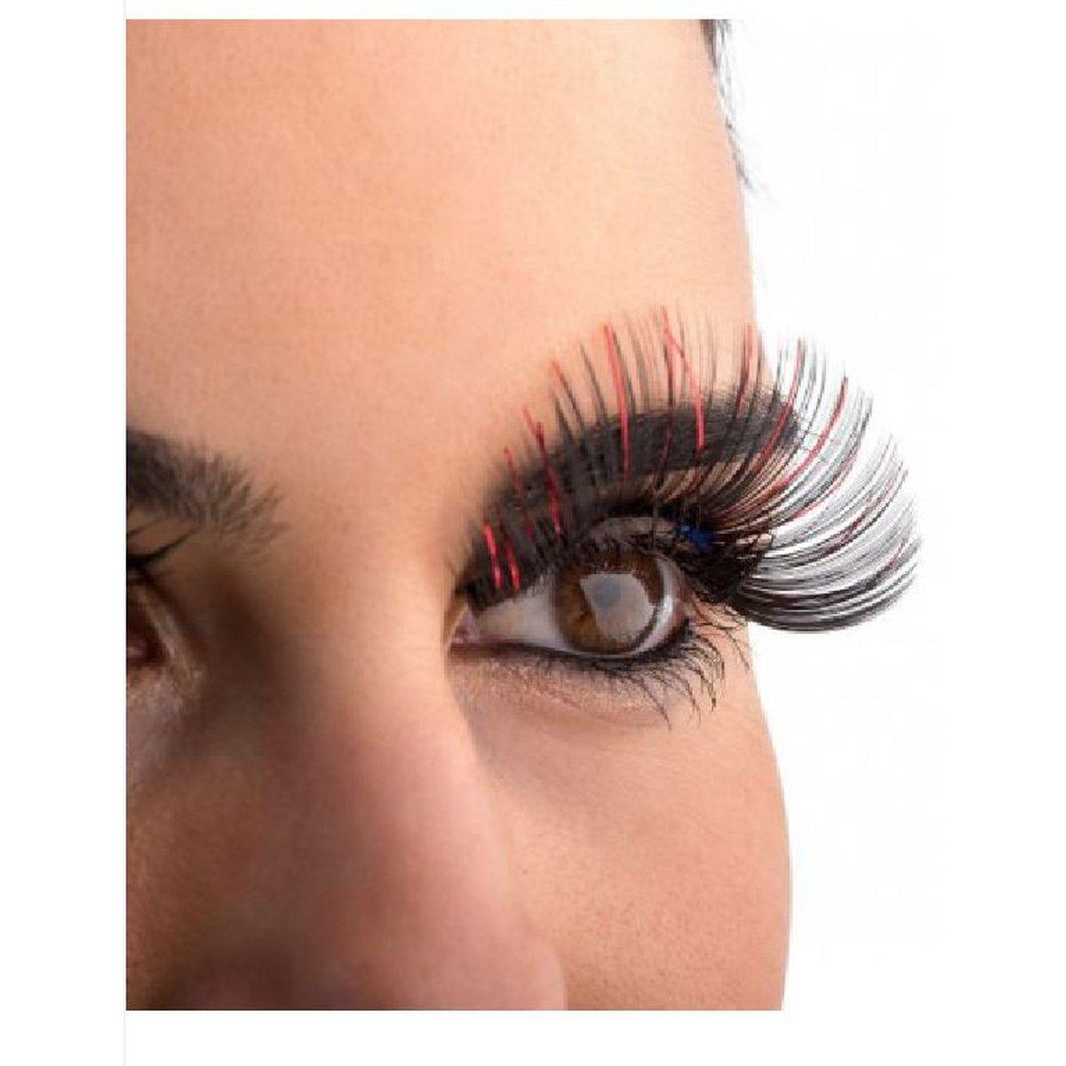 Trucco Ciglia Lunghe Nere Rosse |Carnival Toys