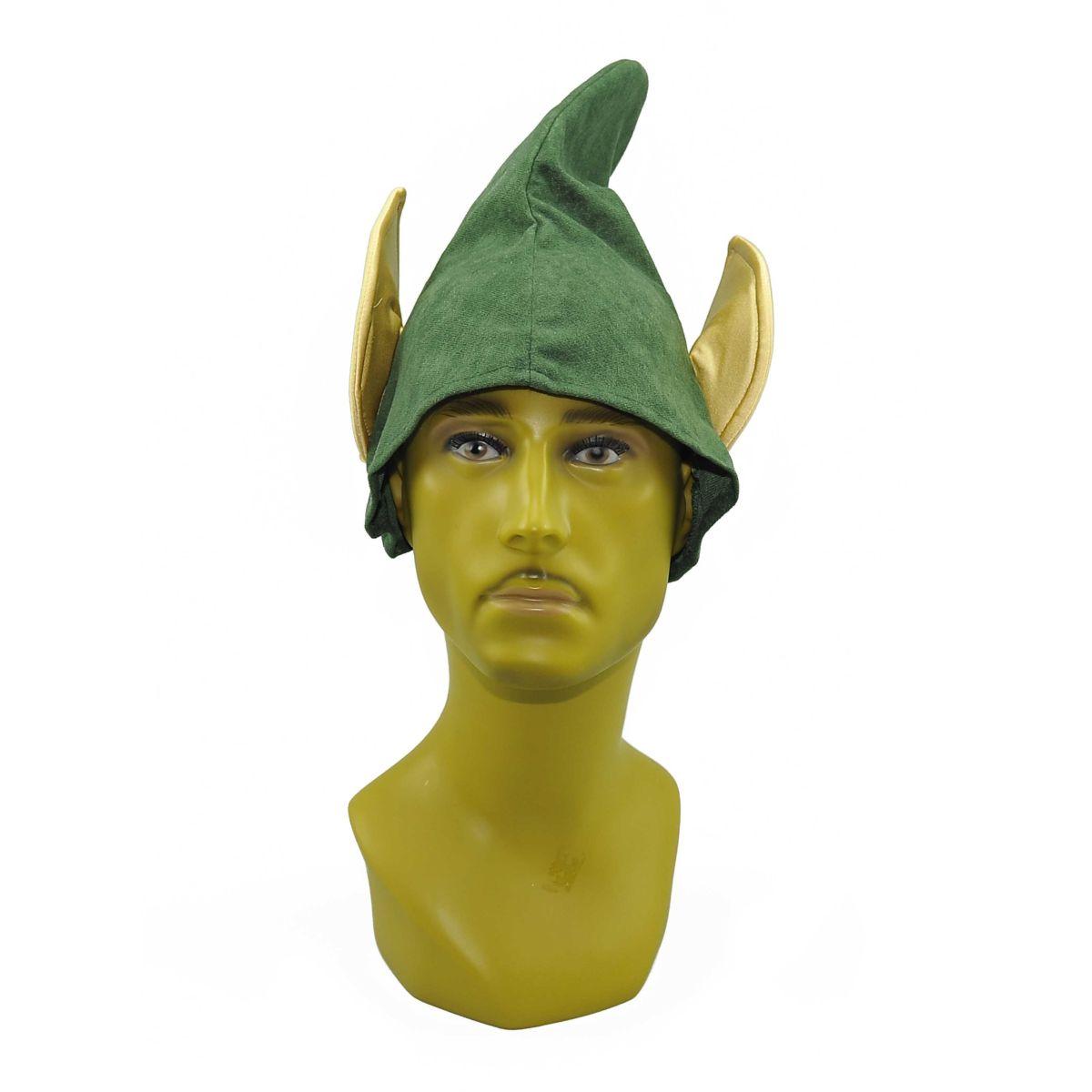 Cappello Elfo Verde Con Orecchie