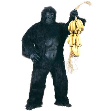 Costume Gorilla Nero TU