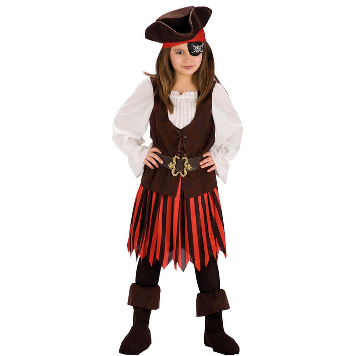 Pirata Bimba Rosso Costume