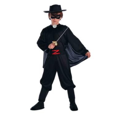 Costume Zorro Uomo Nero