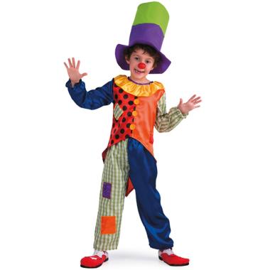 Costume Clown Baby con Cappello