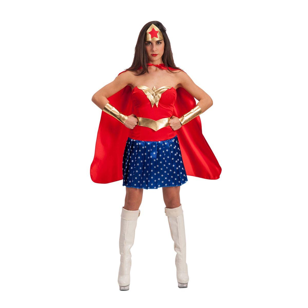 Costume Wonder Super Woman - Donna - Ragazza - Carnevale