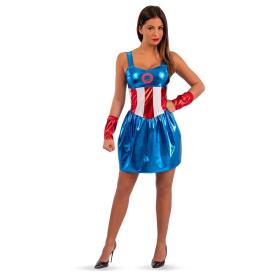 Superhero Costume Capitan America Costume Donna M2 Store Costume