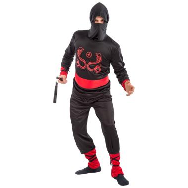 Costume Ninja Nero M-L