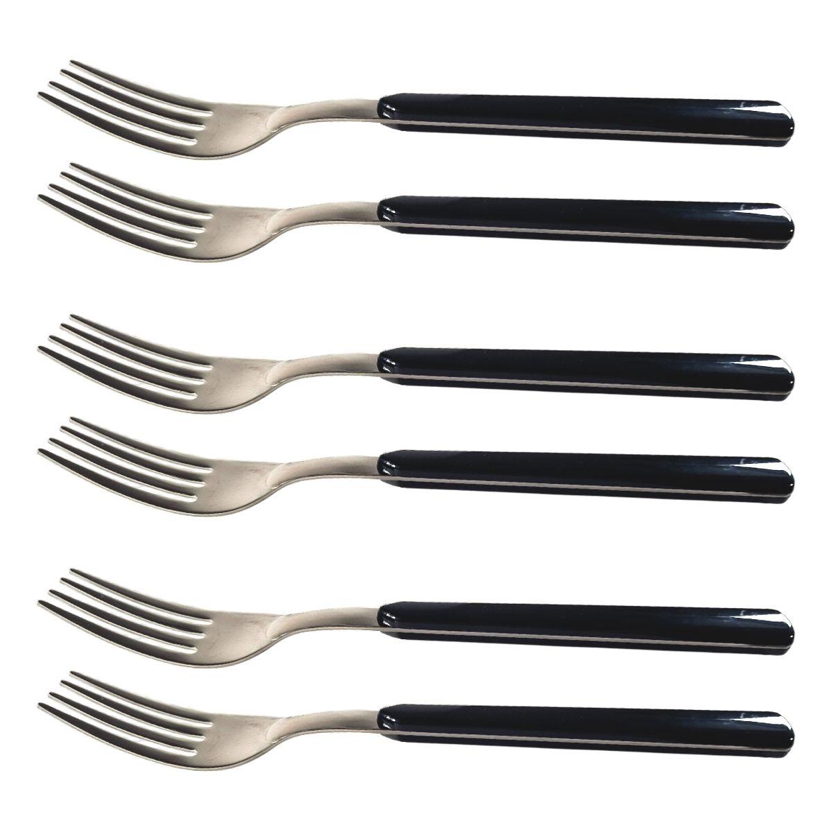 Posate Tavola Inox Set pz.24 Eme Fast Nere | Eme