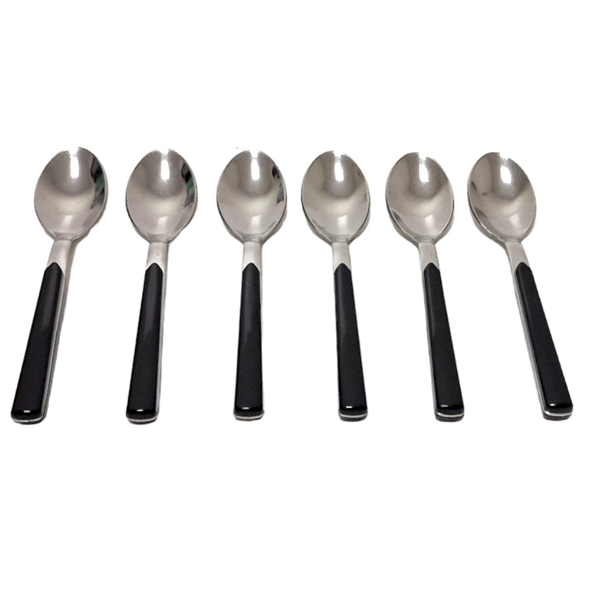 Posate Tavola Inox Set pz.24 Eme Fast Nere | Eme