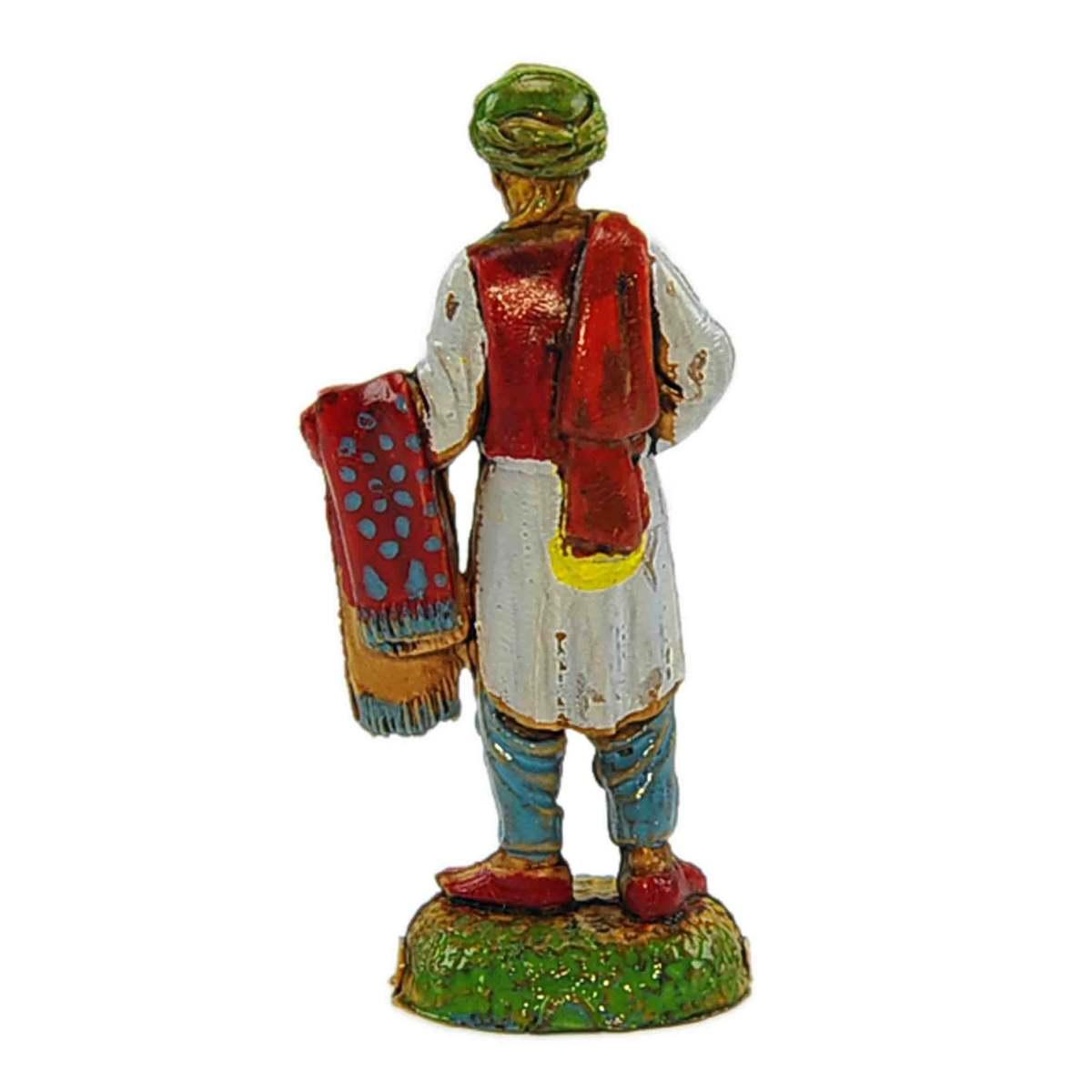 Statua presepe 6 cm arabo con stola