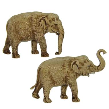 Animali Elefanti cm.8x3xH6 Set pz.2 cm.8 Animali