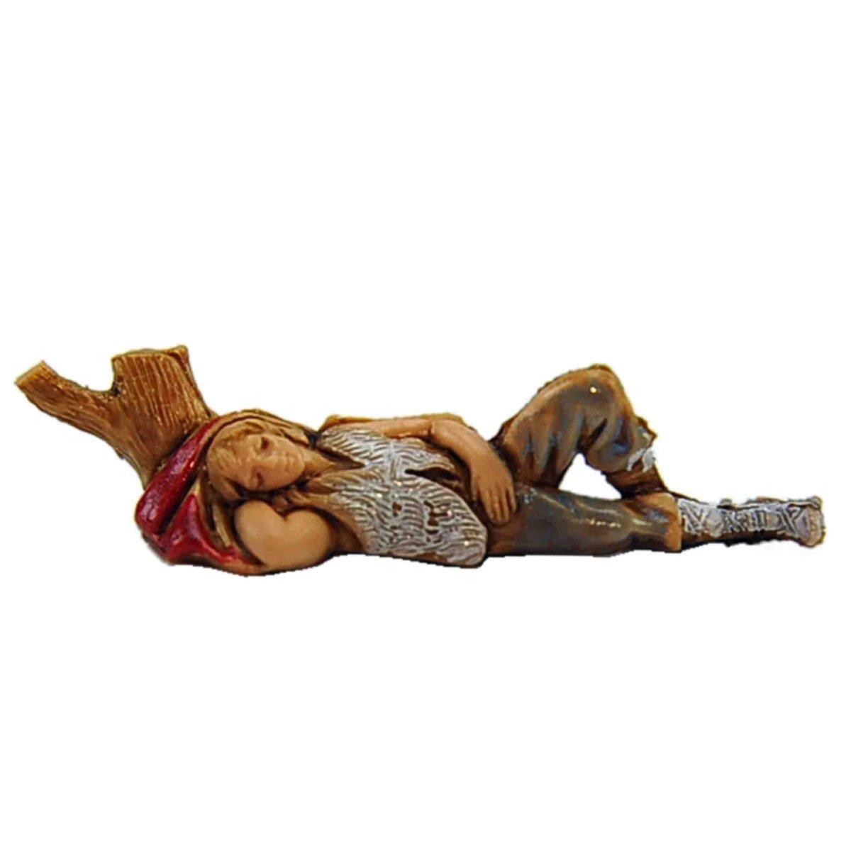 Statua presepe 3,5 cm benito il dormiente