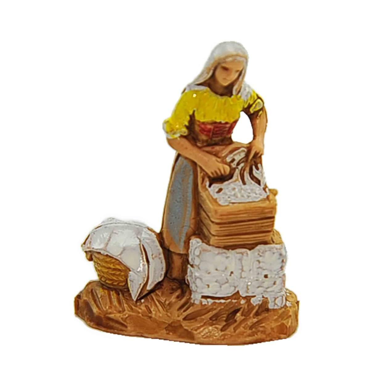Statua presepe 3,5 cm lavandaia